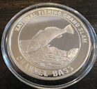 National Fishing Grand Slam, CHANNEL  BASS Red Fish 1Troy Oz .999 Fine Silver I