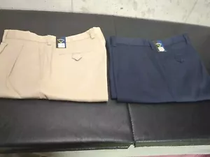 Lot Of 2 NEW CALLAWAY Pro Spin GOLF Shorts Men's SZ 36 Navy & Khaki Prima Cotton - Picture 1 of 16
