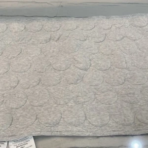 POTTERY BARN KIDS QUILTED STANDARD SHAM GRAY JERSY CIRCLES PATTERN - Picture 1 of 11