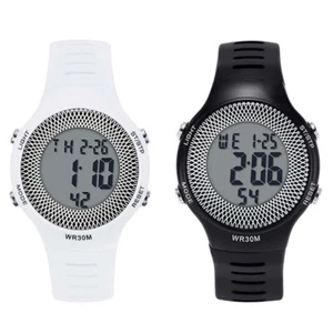 SPORTIVO DIGITALE UOMO DONNA OROLOGIO ALLARME SVEGLIA SUBACQUEO - Foto 1 di 8