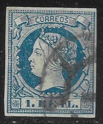 1860 SPAIN  Sc#53 USED   VF - Image 1 of 2