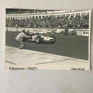 Vintage Ronnie Bucknum Honda Racing Driver Photo Photograph Print - Picture 1 of 5