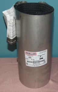 Mueller 4" Sz 12" Width Full Seal Stainless Steel Pipe Repair Clamp 520-12-0474 - Picture 1 of 5