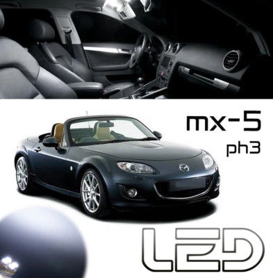 Para Mazda MX-5 MX5 MX 5 Nc 2 Bombillas LED Iluminación Interior Techo Maletero - Imagen 1 de 3