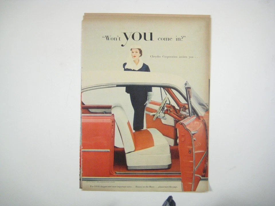 1953 Chrysler RARE 9 Page Plymouth Dodge De Soto Chrysler Imperial Vintage Ad - Image 1 of 4