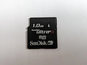 SanDisk Ultra 1GB Mini SD Card (miniSD) - Vintage Memory Card - Picture 1 of 1