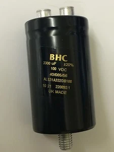 3300UF 100V KEMET BHC ALS31A332DB100 BEST QUALITY INDUSTRIAL CAPACITOR ad2L26 - Picture 1 of 1