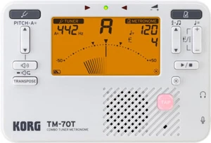 Korg TM70 Combo Tuner and Metronome White - Picture 1 of 2