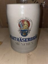 Bierkrug Mathäser Bräu München Brauerei 0,4 Liter