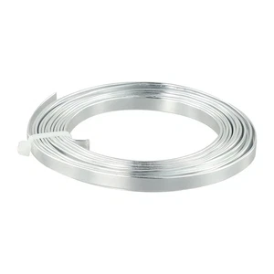Starker Silber Aluminiumdraht zum Selbermachen Basteln 5 Rollen langlebige Schnur - Bild 1 von 12