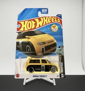Tarjeta de Estados Unidos Hot Wheels 2025 Renault Space, amarillo, #172/250, Case-J mainline nueva - Imagen 1 de 2