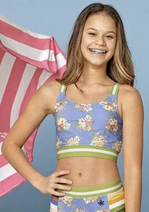 Matilda Jane Lets Go Together Marco Polo Reversible Tankini Set Size 16 EUC - Picture 1 of 11
