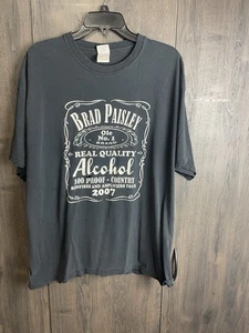 Brad Paisley Old Fashioned Alcohol Graphic T Shirt Mens XL Country  2010 Tour - Picture 1 of 8