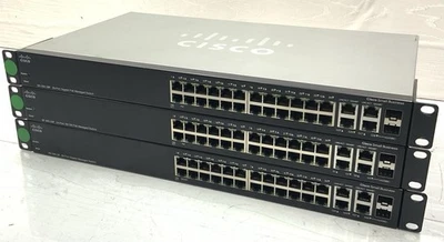 Mixed Lot of 3 - Cisco Managed Ethernet Switch | SF300-24P, SG300-28P & SG300-28 - Image 1 of 4