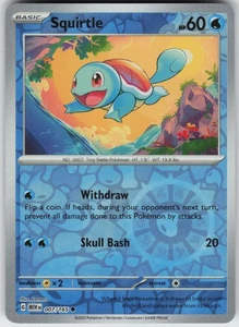 PO-01 Reverse Holo Squirtle 007/165 Common SV: Scarlet & Violet 151 - Bild 1 von 1