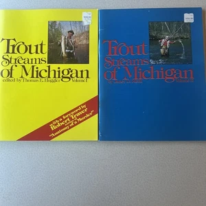 Trout Streams of Michigan Vol. 1 & 2 Fishing Forward von Robert Traver PB Vintage LOT - Bild 1 von 6