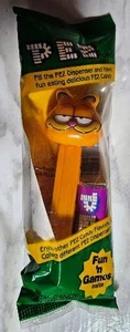 SLEEPY EYED GARFIELD THE CAT FIGURE PEZ DISPENSER WITH CANDY NEW & SEALED #2 - Picture 1 of 2