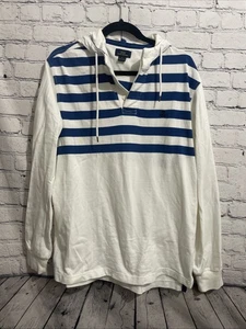 Brooks Brothers 346 Sudadera con Capucha Polo Hombre Grande Rayas Escudo Logo - Imagen 1 de 9