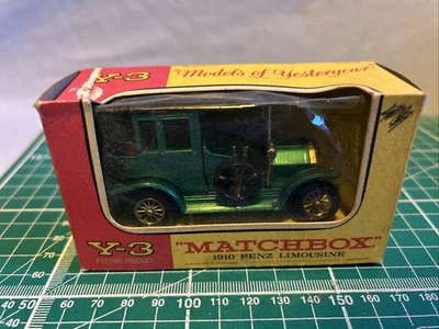 Matchbox, Models of Yesteryear, Y3 1910 Benz Limousine, Boxed - Image 1 of 4