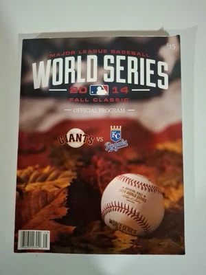 2014 KANSAS CITY ROYALS SAN FRANCISCO GIANTS WORLD SERIES OFFICIAL PROGRAM - Image 1 of 4