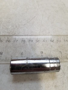 SNAP-ON STM16 1/4" Drive 1/2" 6 Point Deep Chrome Socket - Picture 1 of 1