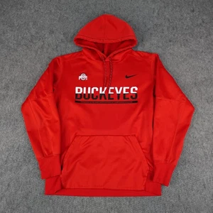 Ohio State Buckeyes Sudadera con Capucha Para Hombres Mediana NCAA Fútbol Nike Ajuste Térmico - Imagen 1 de 11