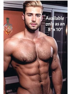 Bellissimo biondo maschio fantasia fidanzato pezzo 8x10 foto ristampa 295 - Foto 1 di 1