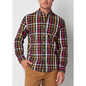 U.S. Polo Assn. Classic Fit Long Sleeve Plaid Button Down in Navy Multi XL $70 - Picture 1 of 5