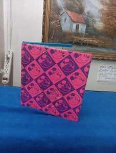Disney Vintage 1990s Electric Mickey Mouse 3 Ring Binder  With Some Cards  - Picture 1 of 13