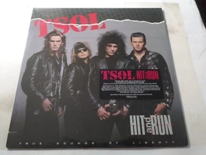 T.S.O.L. – Hit And Run SEALED Original Enigma ST-73263 LP Record 1987 HAIR METAL - Picture 1 of 3
