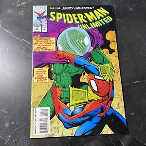 Spider-Man Unlimited #4 Spidey Unmasked! Mysterio Rhino✅HIGH GRADE CGC READY✅ - Picture 1 of 10