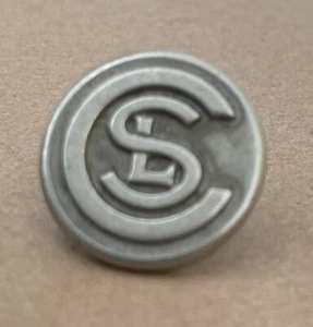 CTA 1930’s - ‘40Halsted Chicago Railway Co Streetcar Surface Line Train Button - Picture 1 of 5
