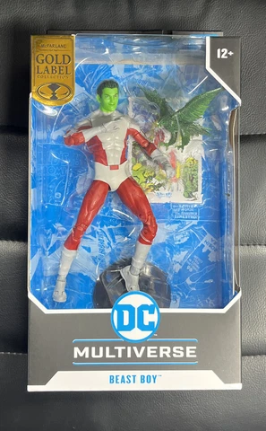 McFarlane DC Multiverse Teen Titans Beast Boy Gold Label Figure Cover