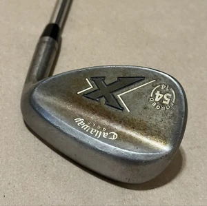 Cuña de arena Callaway serie X forjada cruda 54 54,14 diestro usada +,75" - Imagen 1 de 6