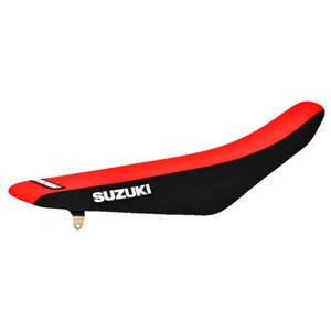 Suzuki RMZ 450 2018-2024 Enjoy MFG cubierta de asiento negra pinza roja logotipo #163 - Imagen 1 de 5