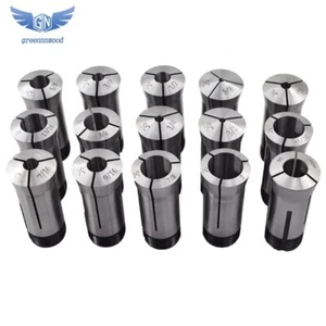 15 Pc 5C Round Collet Set Fractional 1/8" to 1" High Precision Lathe 15 Piece - Picture 1 of 4