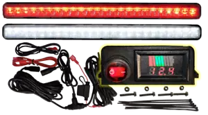 Kit de luz LED TecScan para carro de golf con voltímetro 12v-16v SE ADAPTA A TODOS - Imagen 1 de 10