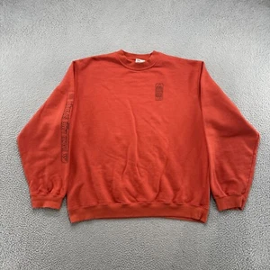 Vintage Adidas Long Live Sport Orange Pullover Sweatshirt Men’s Size XL - Picture 1 of 13