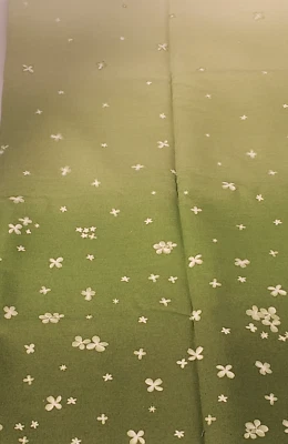 Ombre Blooms Fabric 1 Yard + 20" Green Floral V and Co. for Moda #10870 - Image 1 of 4