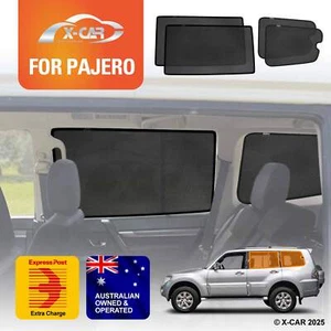 Car Window Sun Blind Shade Mesh for Mitsubishi Pajero 2006-2022 - Picture 1 of 9