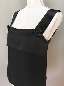 Max Mara Elegant Black Camisole from Pianoforte Collection, Size 8,MSRP$1590 - Picture 1 of 9