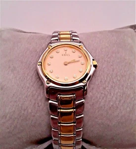 EBEL LADIES 1911 WITH 18K BEZEL, STAINLESS AND DIAMOND MARKERS - Picture 1 of 9