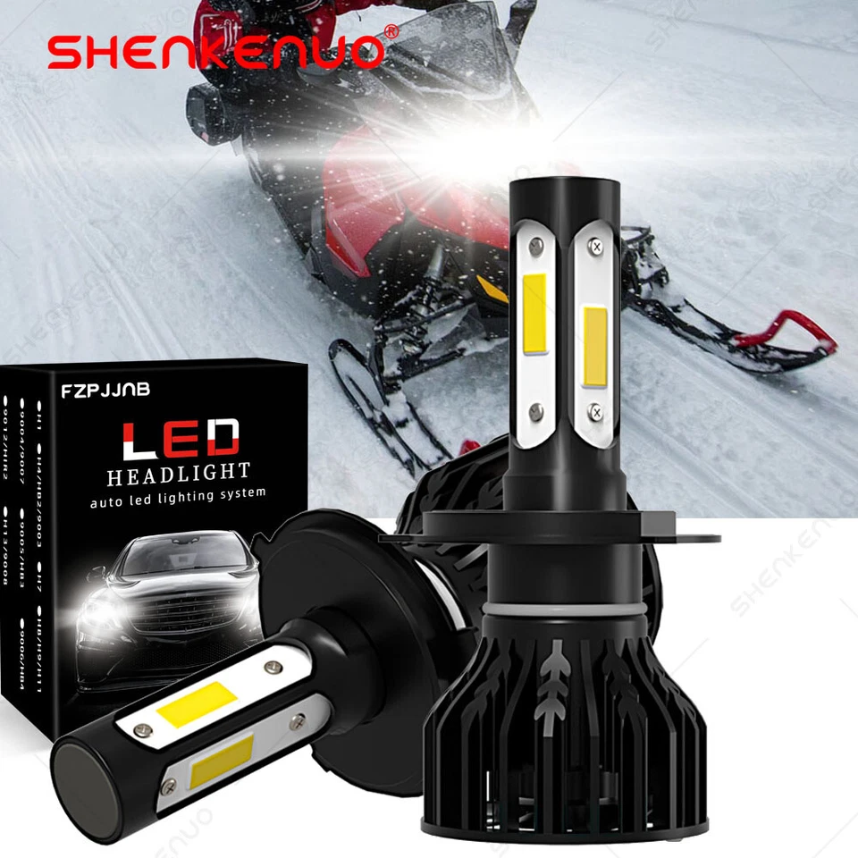 Para Polaris Indy Ultra: 1996 4 lados brillante LED faro moto de nieve máquina de nieve Foto 1 de 4