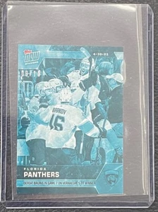 2022-23 NHL Topps NOW® Sticker #387 Florida Panthers Shock Bruins in 7 Ice /10 - Picture 1 of 2
