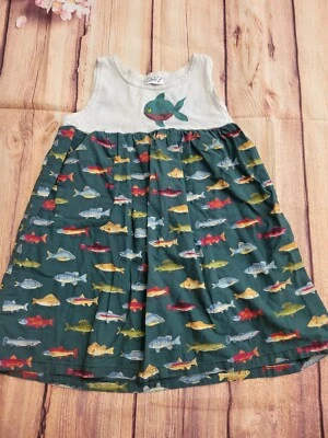 Girls Joan Jerseys Size 5 Fish Sleeveless Dress  - Image 1 of 4
