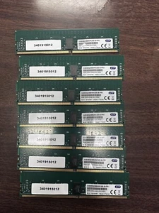 56GB (7x8GB) ATP 8GB DDR4-2400 ECC REG ~ SERVER RAM X4B08QC4BLRCSE-E-BC1 MEMORY - Picture 1 of 3