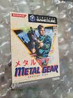 Metal Gear Special Disc Nintendo Gamecube Japanisch Japan Exklusiv Komplett