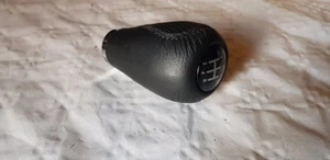 Rover 200/25 Black Leather gear Knob Push On - UKJ000230PMP - Picture 1 of 3