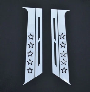 4pcs Stainless Steel Door Pillar Covers/Panels for Iveco Stralis Hi-Way Mirror - Picture 1 of 2
