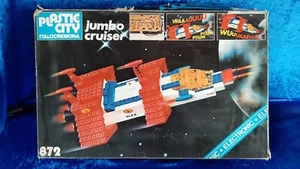 * PLASTIC CITY ITALOCREMONA COSTRUZIONI VINTAGE JUMBO CRUISER 872 ASTRONAVE - Picture 1 of 9